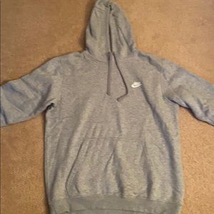Gray Nike hoodie